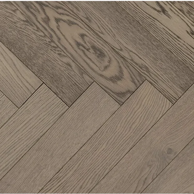 Инженерная доска AlixFloor Английская ёлка Дуб коричнево-серый