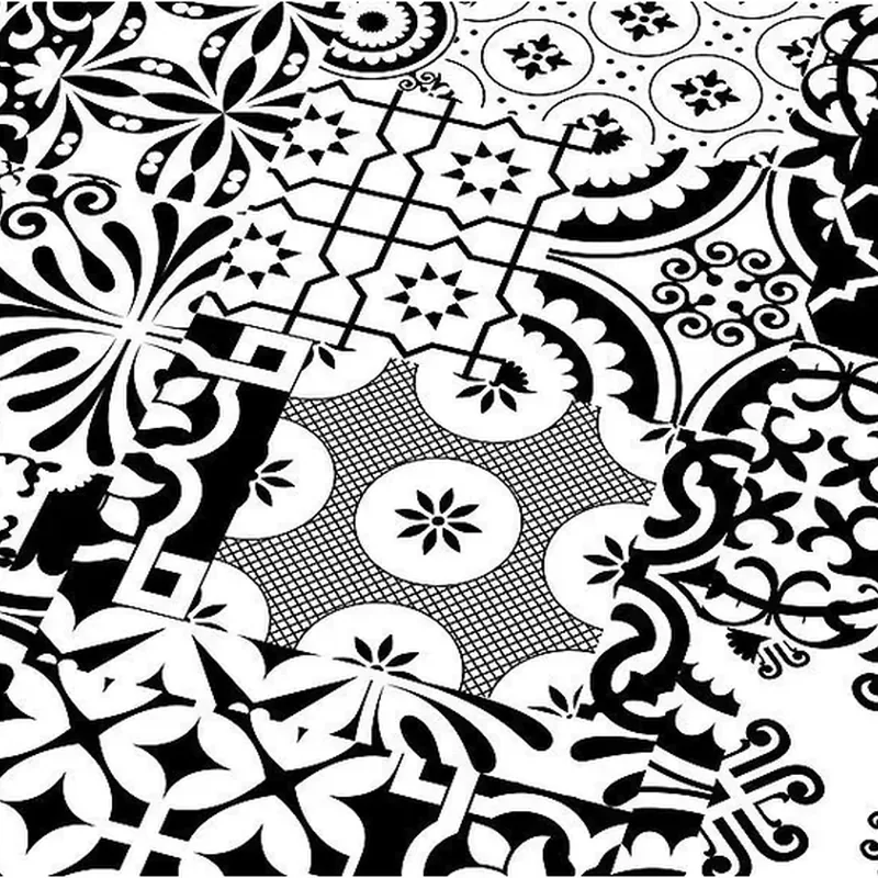 Ламинат Falquon Quadraic Black&White Q002