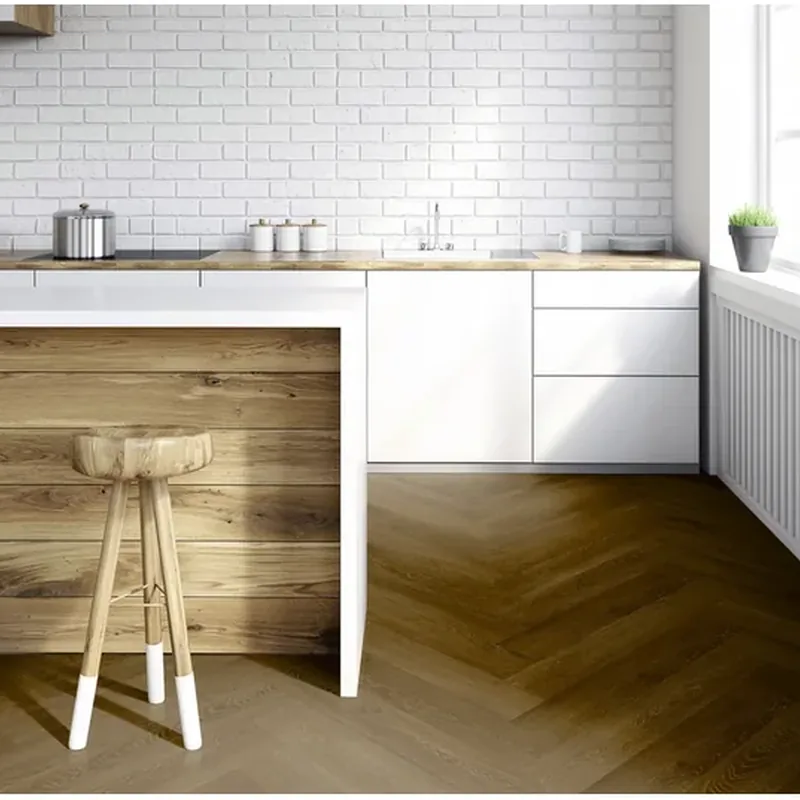 Кварц-виниловый ламинат Vinilam Herringbone IS11377 Паркет Тусон