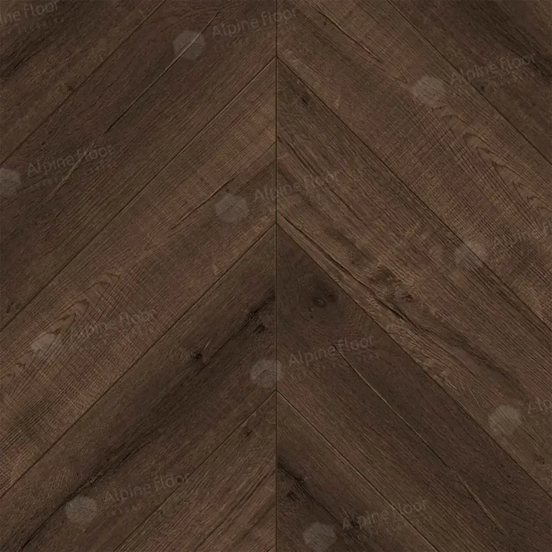 Ламинат SPC Alpine Floor Chevron Alpine ECO 18-12 Дуб Мокка