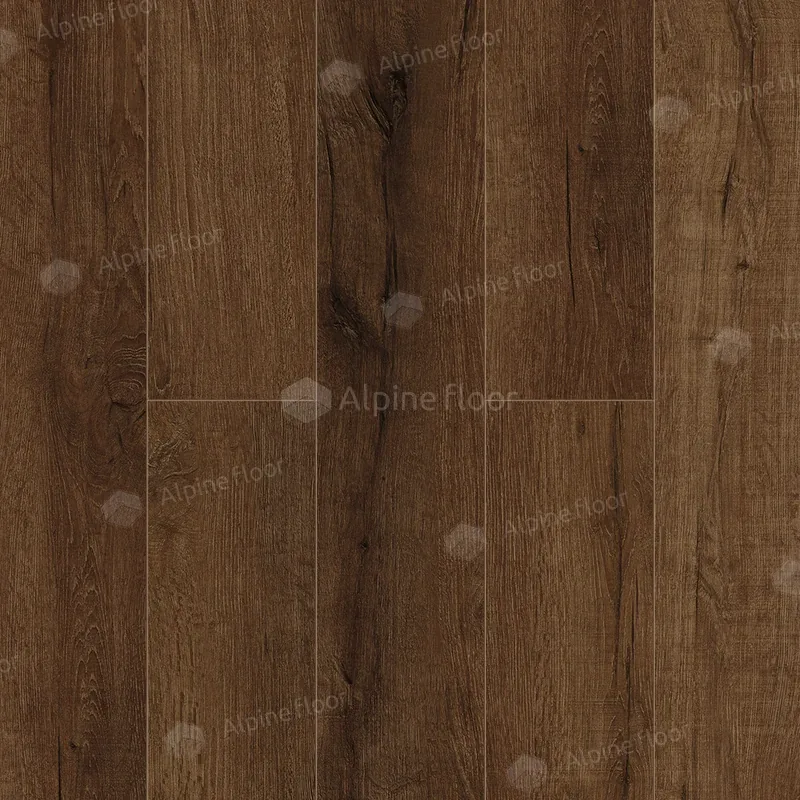 Ламинат SPC Alpine Floor Premium XL Дуб Шоколадный ECO 7-18