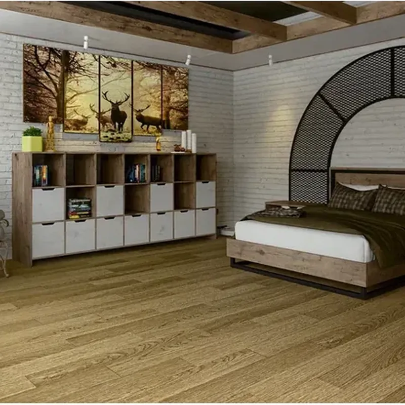 Ламинат SPC Damy Floor Family 190902EL-07F Дуб Золотой 43 класс 4 мм
